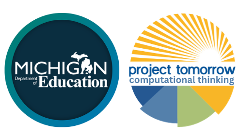 Michigan DOE and Project Tomorrow CT Logos